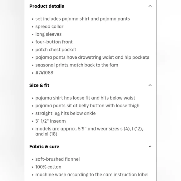 Old Navy Christmas Tree Print Women's Flannel Pajama Set - Picture 6 of 6